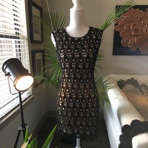 Women’s Dress Black and Tan mini